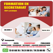 Formation 100% pratique en secrétariat